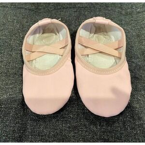 Kids Pink Ballet Shoes Dance Slippers Toddler Child Small Soft